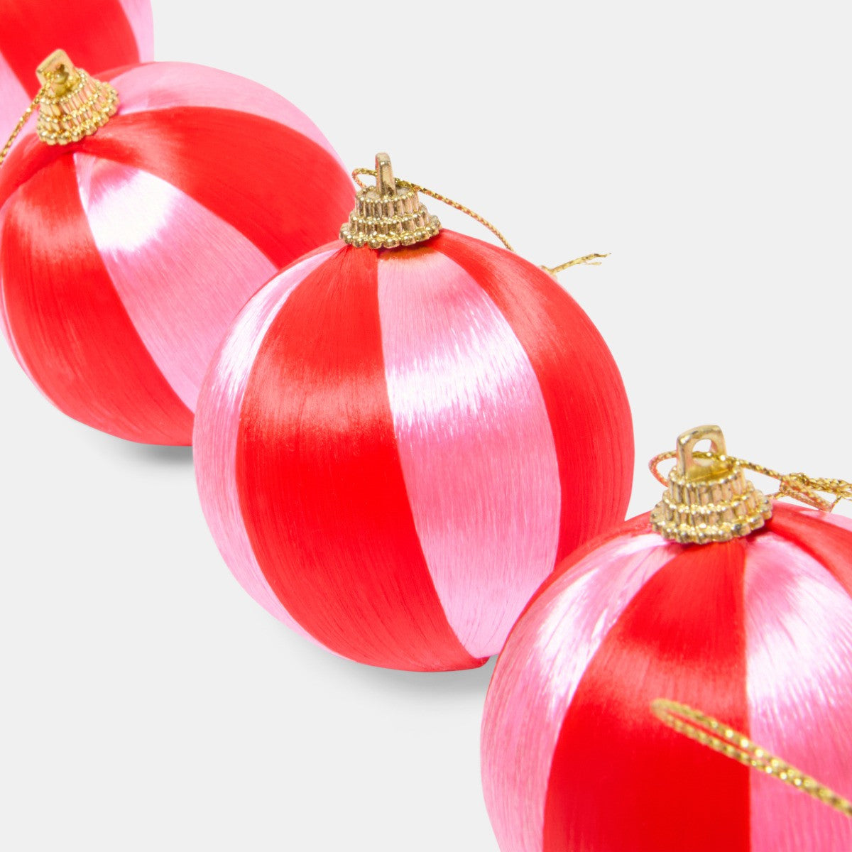 Nimora Home Pinkmas Christmas bauble set full product view