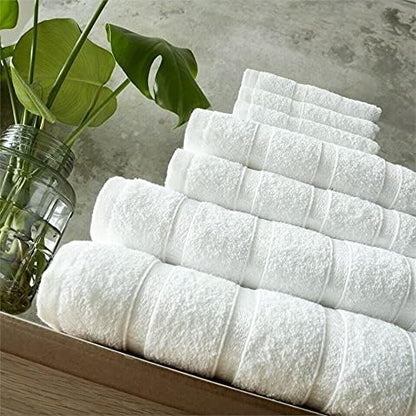 Egyptian Cotton Bath Towels Super Absorbent Quick Dry Extra Soft Hand & Face Towels 8 pcs Bale Set