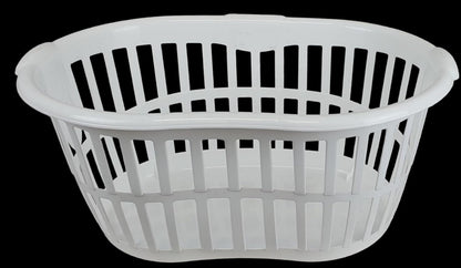 34L Hipster Plastic Laundry Basket with Handles Large Storage Hamper for Washing Clothes Fruits Vegitable Nursery & Home Storage Organisation MADE IN U.K.