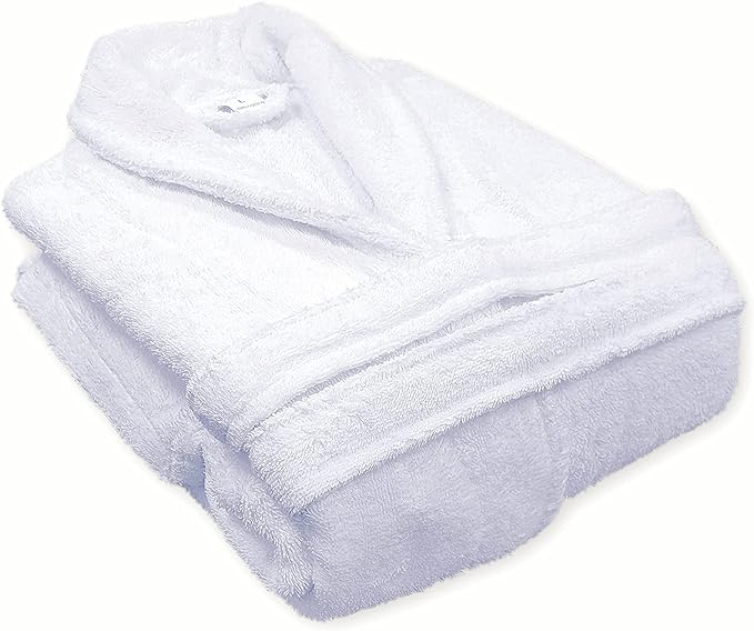 100% Egyptian Cotton Bath Robe Terry Towelling Robe Dressing Gown Luxury and Super Soft Womens Nightwear Mens House Gown