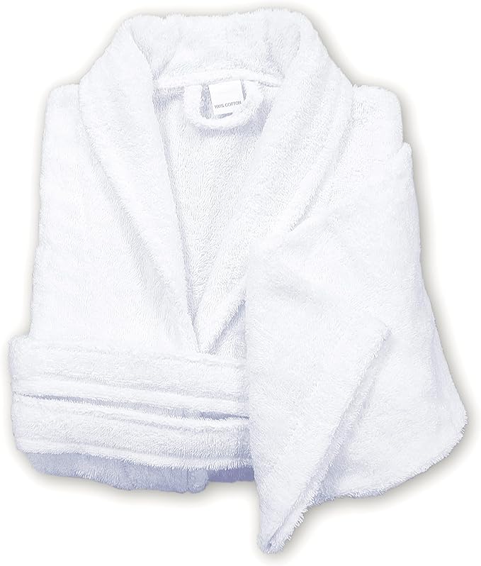 100% Egyptian Cotton Bath Robe Terry Towelling Robe Dressing Gown Luxury and Super Soft Womens Nightwear Mens House Gown