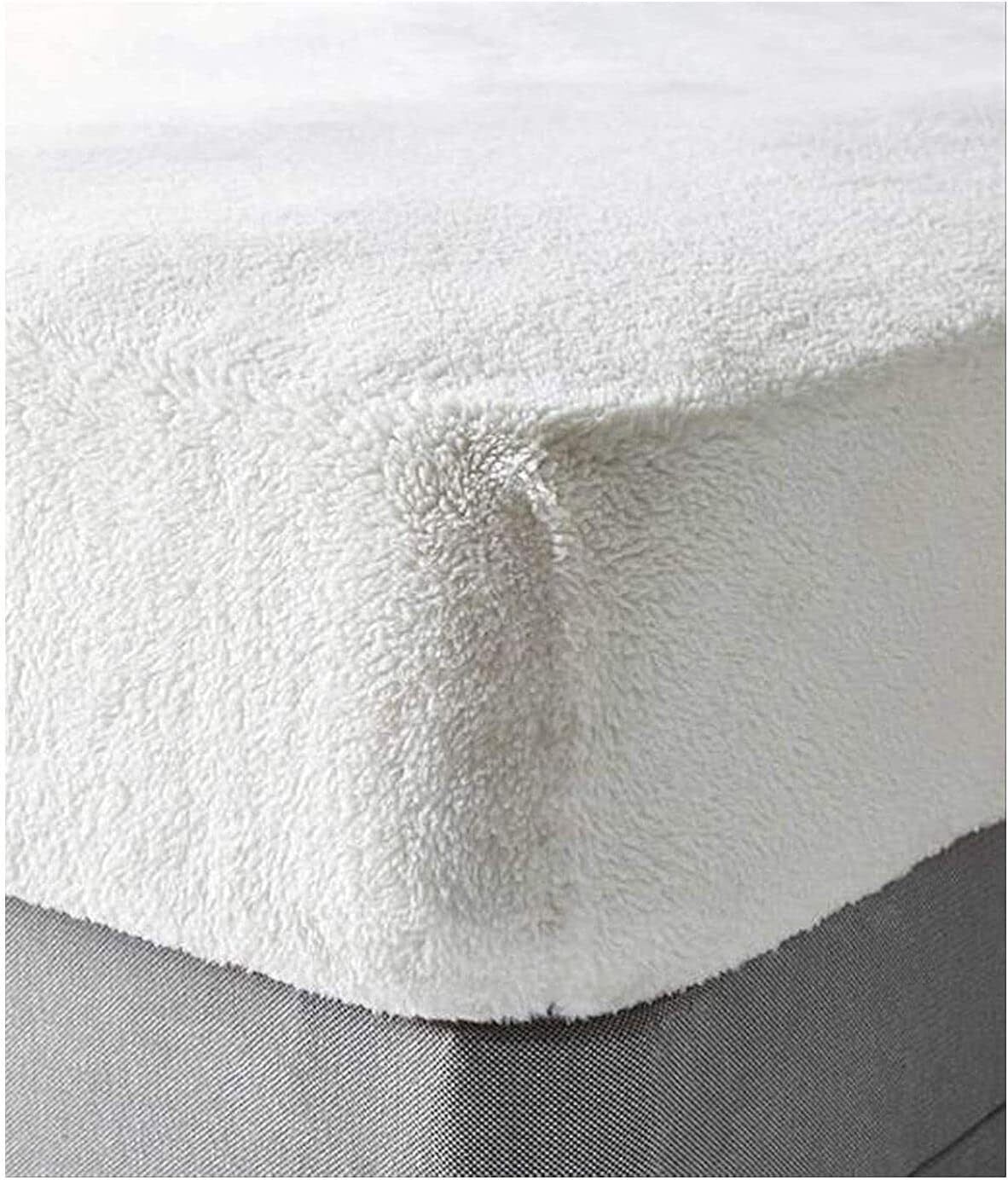 SUPER SOFT TEDDY BEAR FUR SHERPA CUDDLY COSY WARM EXTRA DEEP FLEECE FITTED SHEET BEDDING BED LINEN