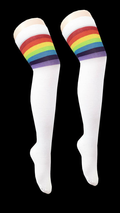 Ladies Girls Over The Knee Socks Thigh High
